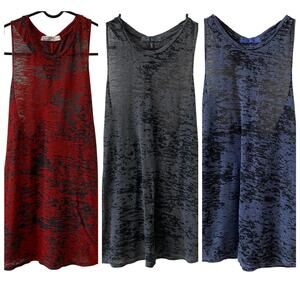 STATESIDE BY ANTHROPOLOGIE Activewear Tank Top Bundle of Three Racerback Medium